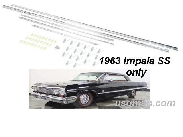 63 Impala Coupe/Conv SS Side Body Mold kit